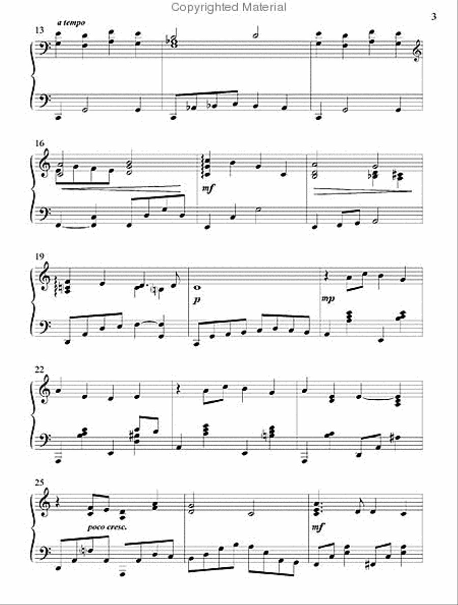 Gentle Waters Gentle Waters Piano Solo scores gallery preview page 3