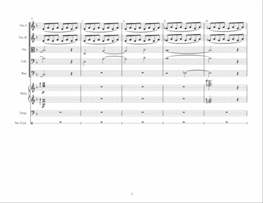Listen To Angels String Orchestra scores gallery preview page 3