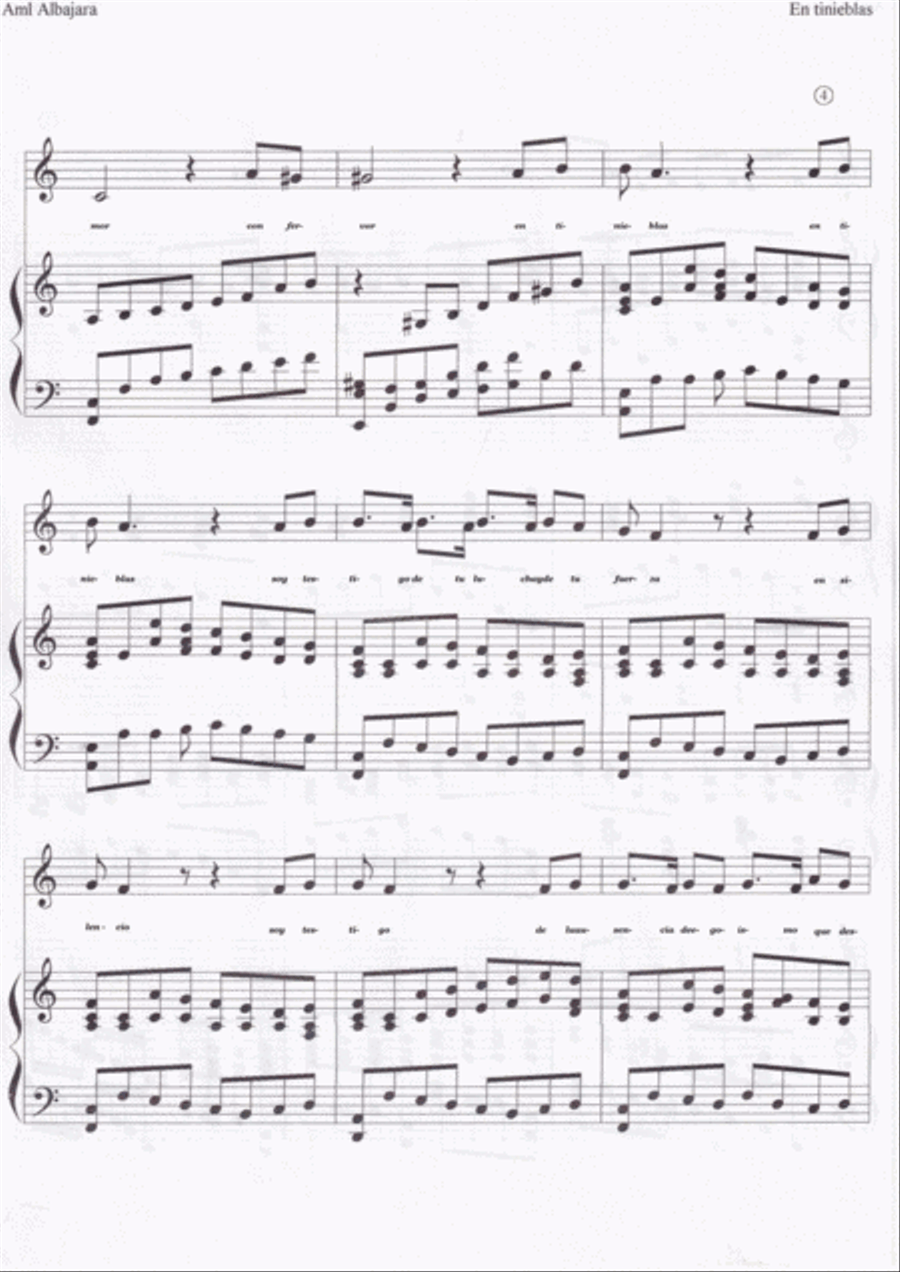 En Tinieblas Voice scores gallery preview page 5