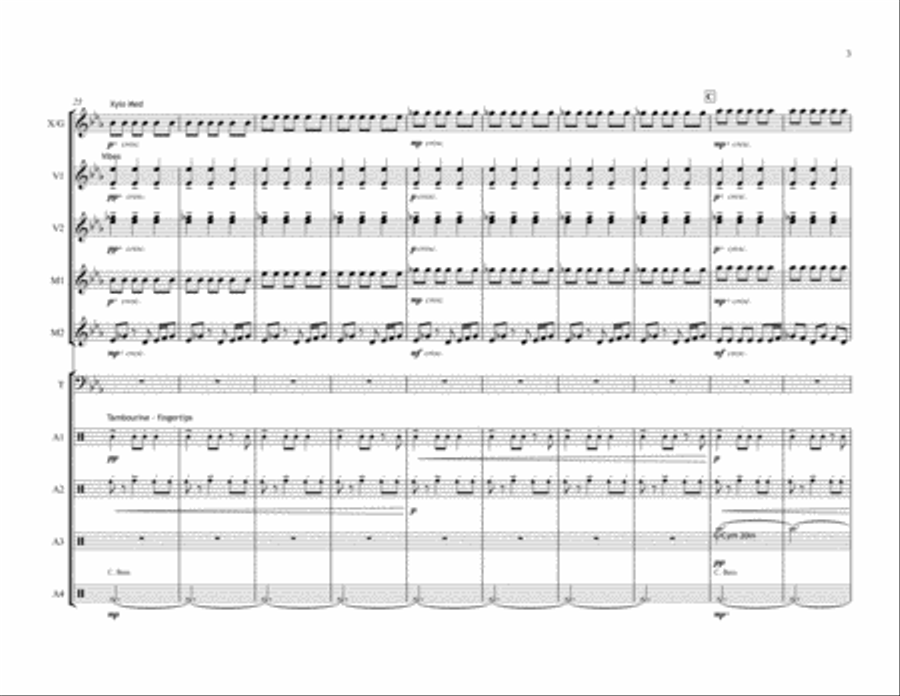 Enterprising Young Men from STAR TREK Percussion Ensemble scores gallery preview page 4
