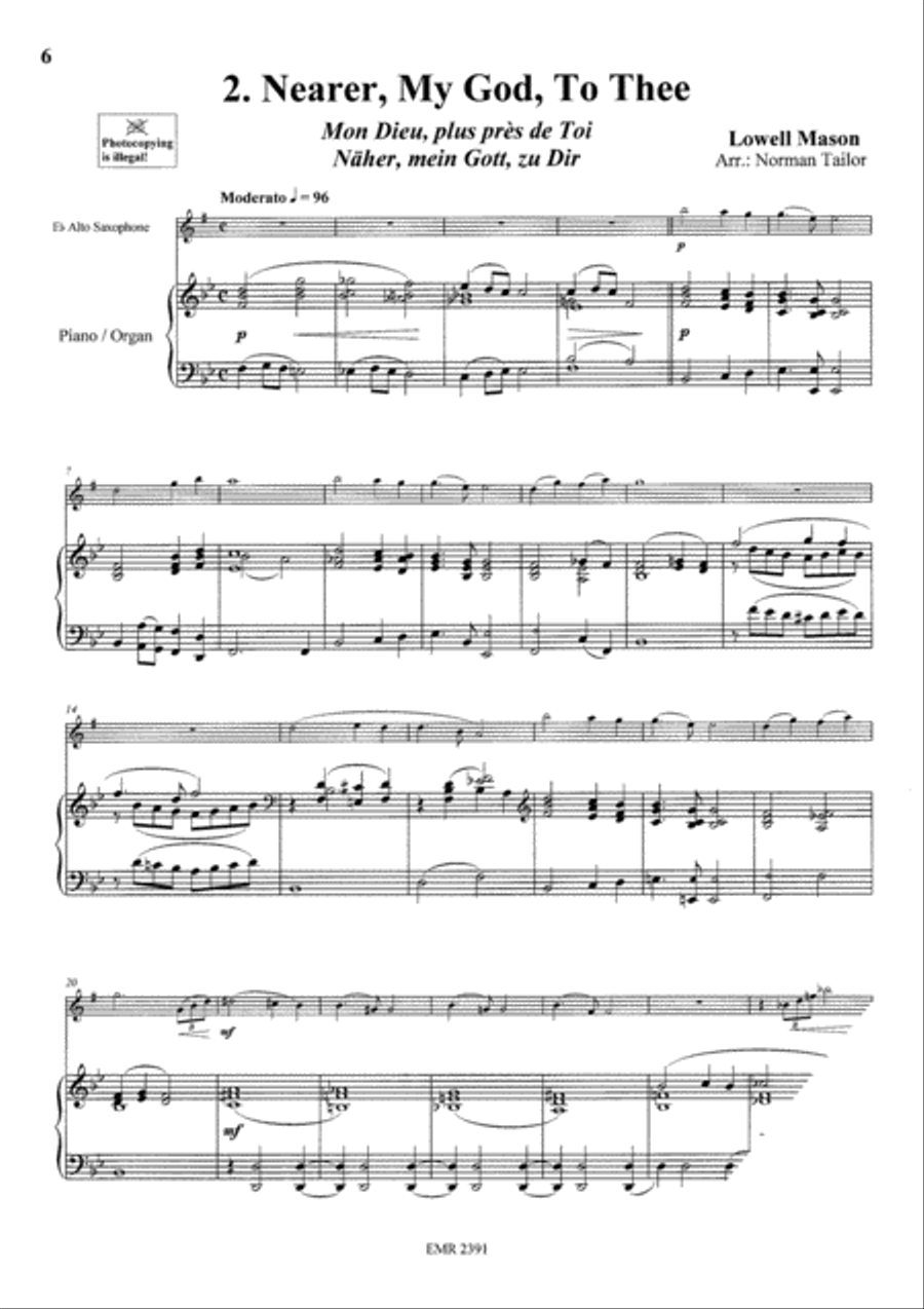 Sacred Music Volume 1 Sacred Music Volume 1 Alto Saxophone scores gallery preview page 4