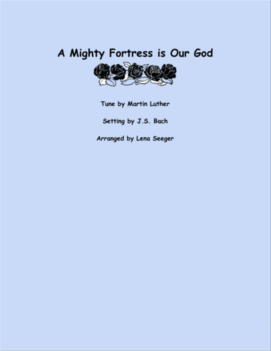 A Mighty Fortress is Our God String Orchestra scores gallery preview page 1