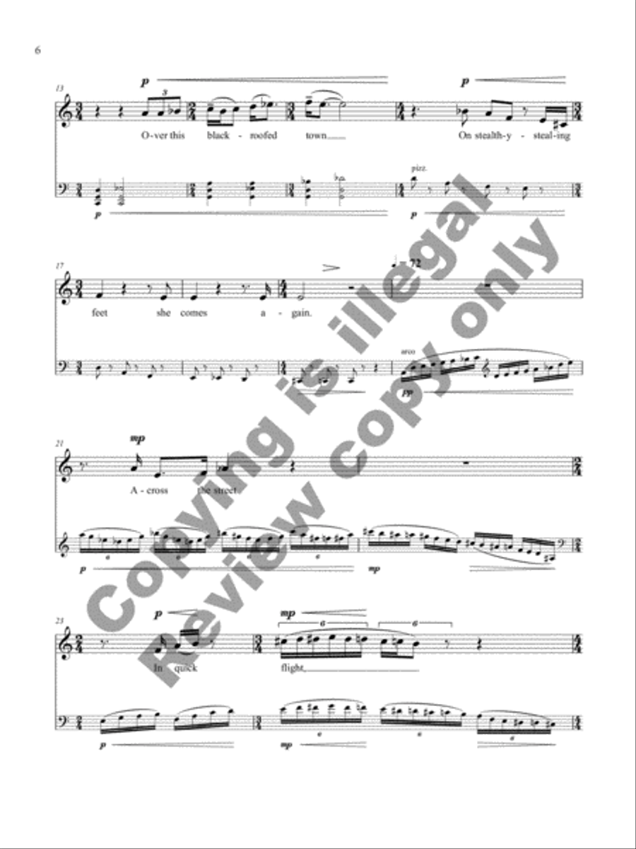 One Art Mezzo-Soprano Voice scores gallery preview page 4