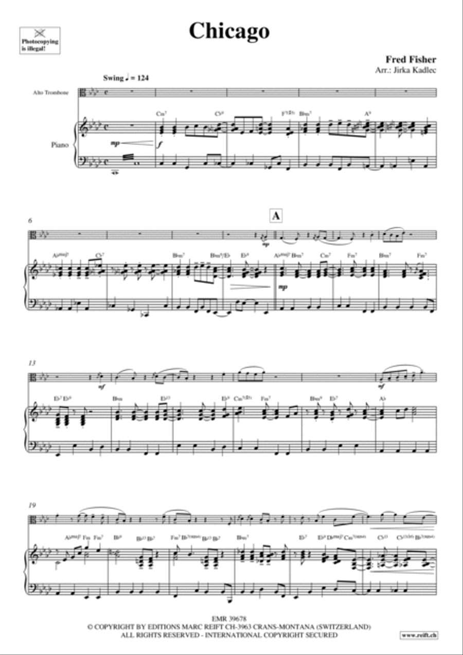Chicago Piano Accompaniment scores gallery preview page 4