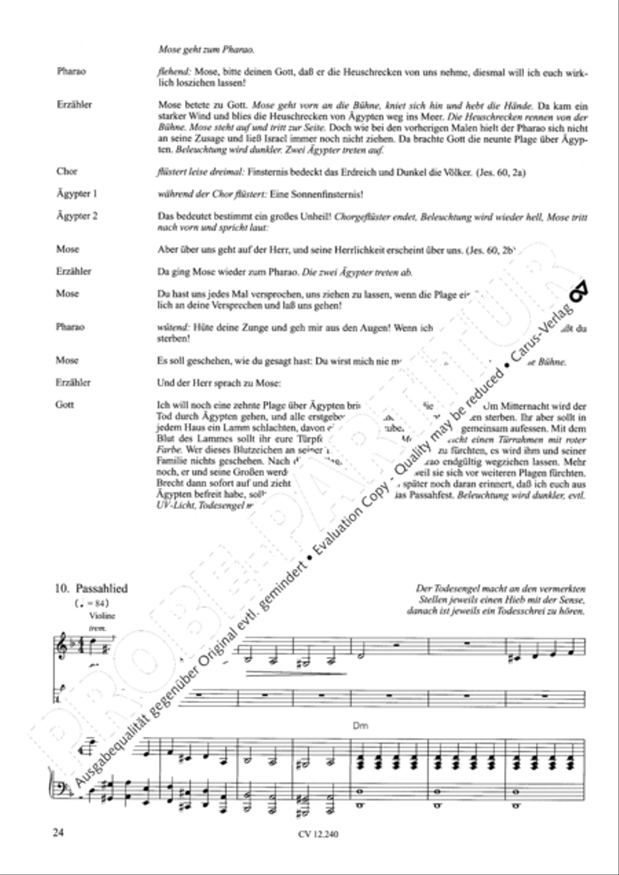 Israel in Agypten Children's Choir scores gallery preview page 25