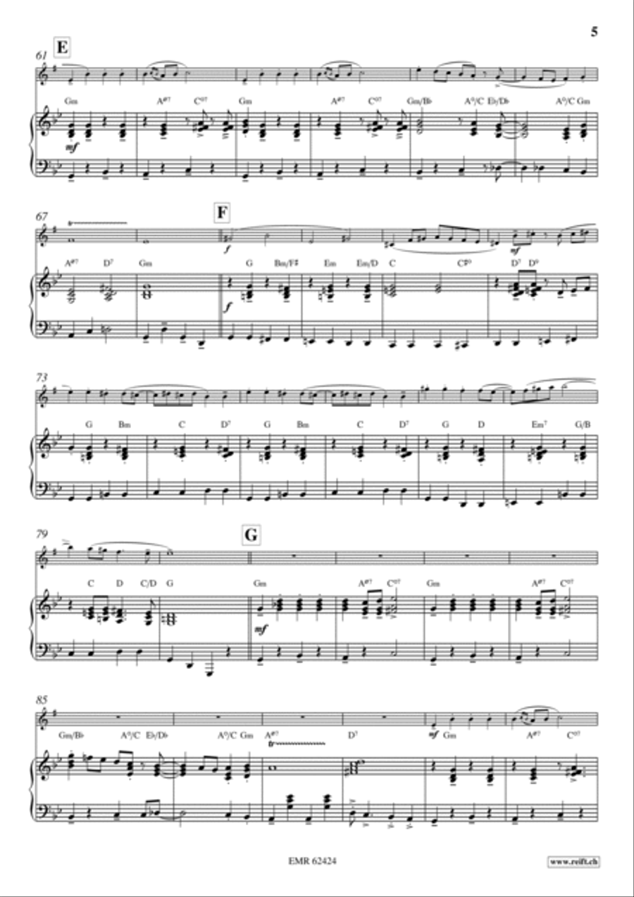 La Cinquantaine Horn scores gallery preview page 6