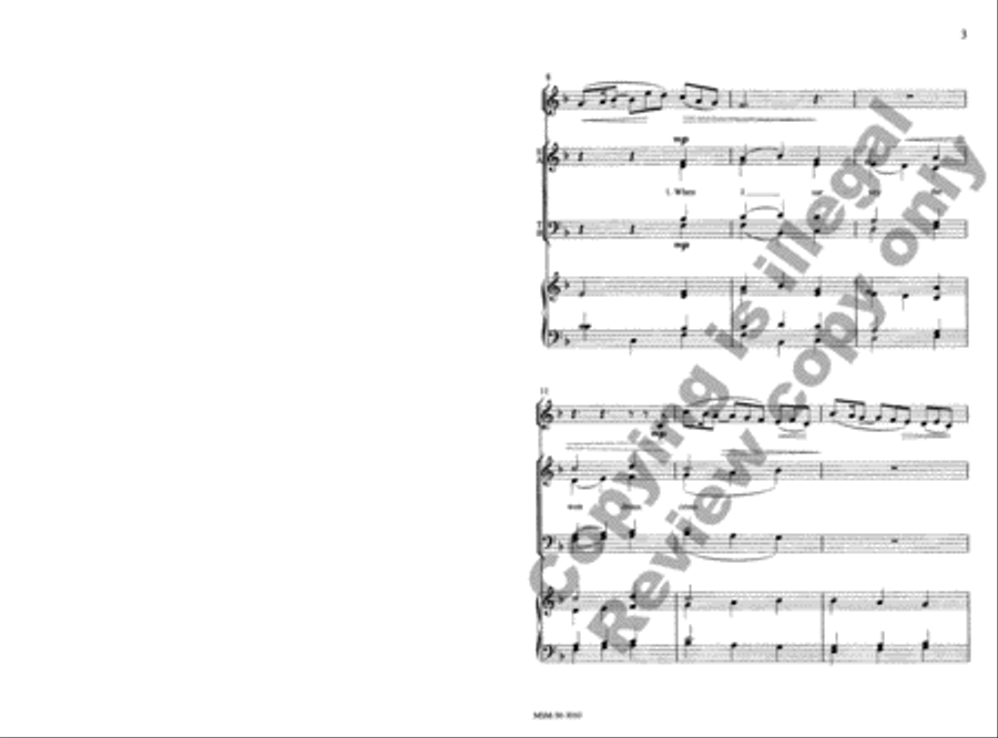 When I Survey the Wondrous Cross 4-Part scores gallery preview page 3