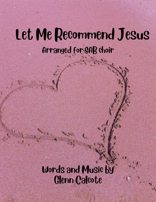 Let Me Recommend Jesus