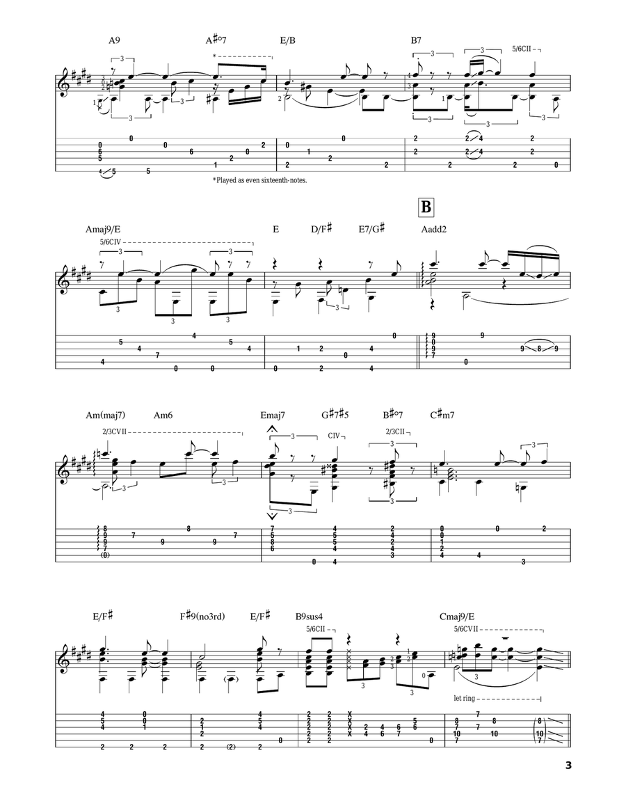 Dear Heart Dear Heart Guitar Solo scores gallery preview page 3