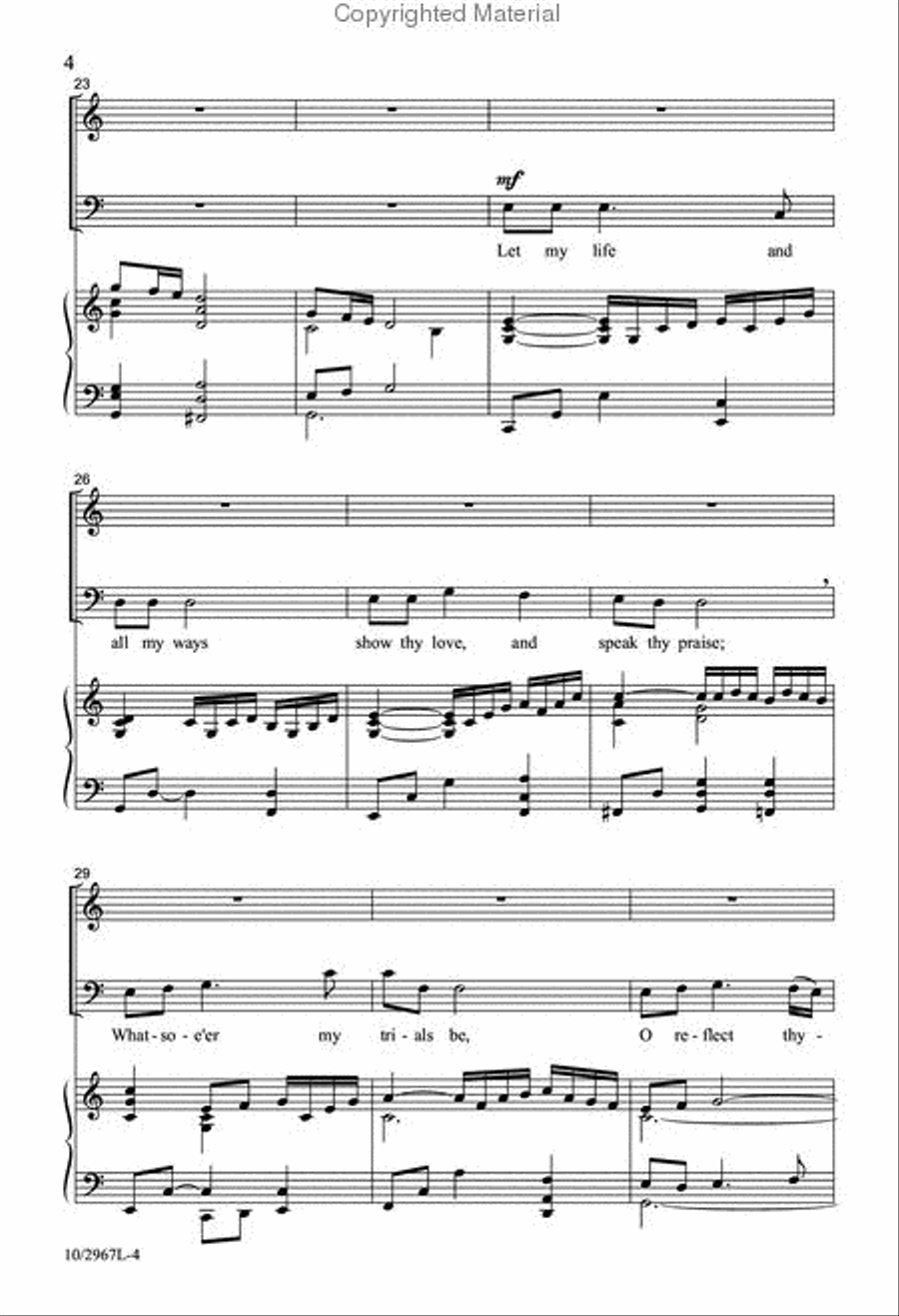 Thyself in Me 4-Part scores gallery preview page 4