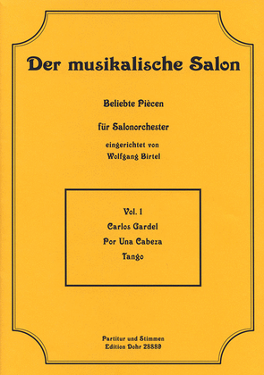 Book cover for Por Una Cabeza -Tango- (für Salonorchester)