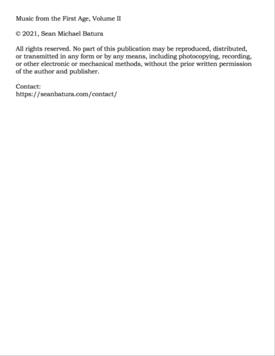 Music from the First Age, Volume II (9 duets for flute, recorder, tin whistle and more) Small Ensemble scores gallery preview page 3