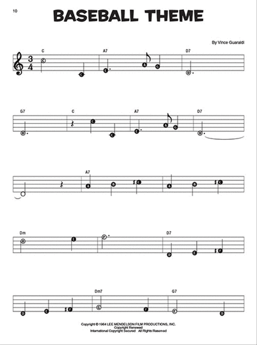 The Charlie Brown™ Songbook – Recorder Fun! Recorder scores gallery preview page 3