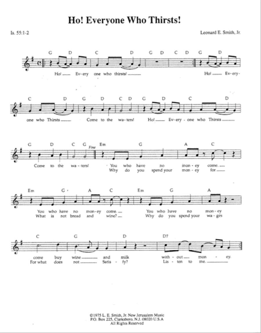 You Are My Hiding Place Songbook Unison Choir scores gallery preview page 5