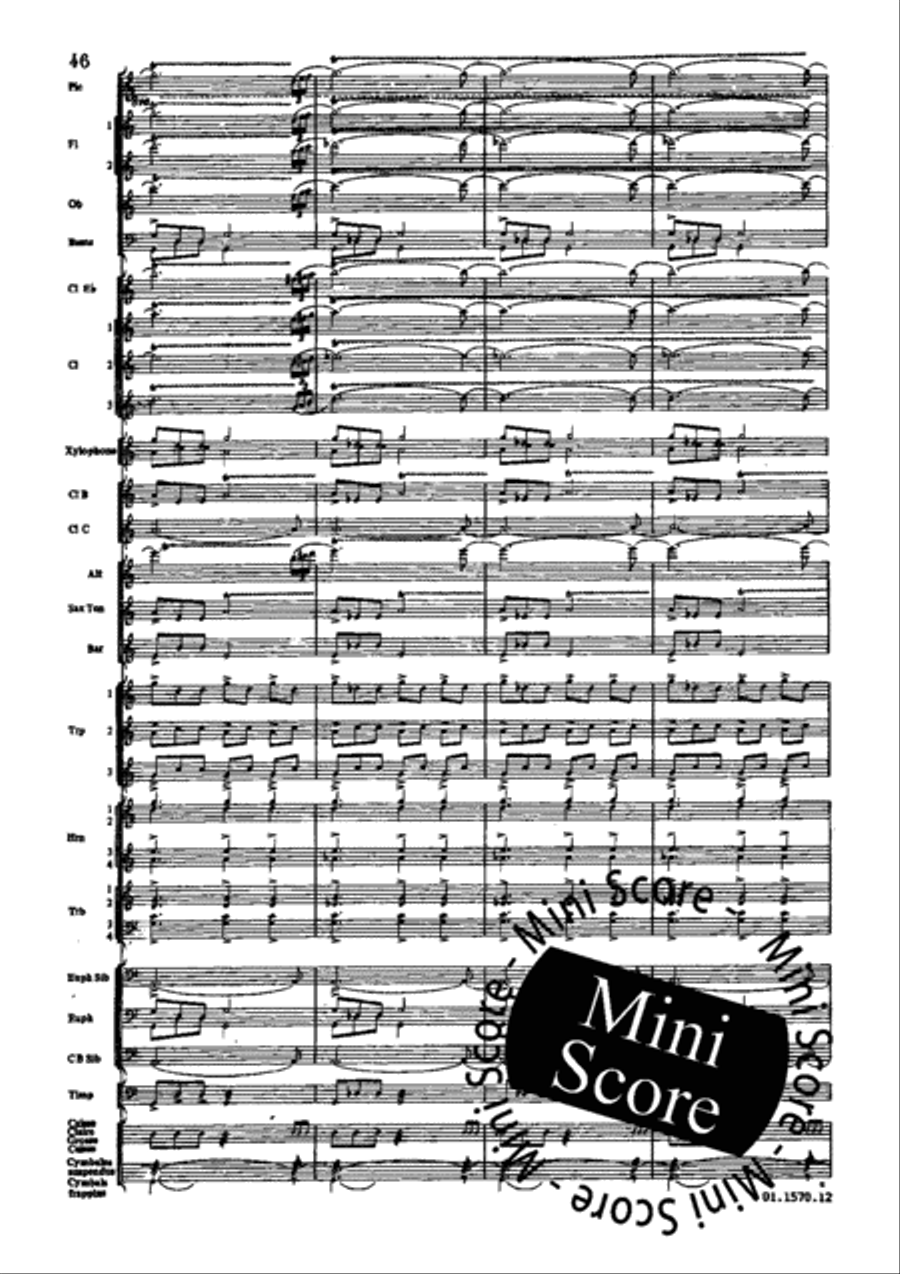 Poeme du Feu Concert Band scores gallery preview page 52