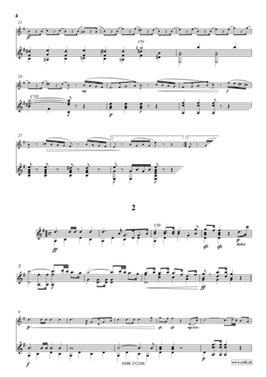 2 Marches Tenor Recorder scores gallery preview page 4