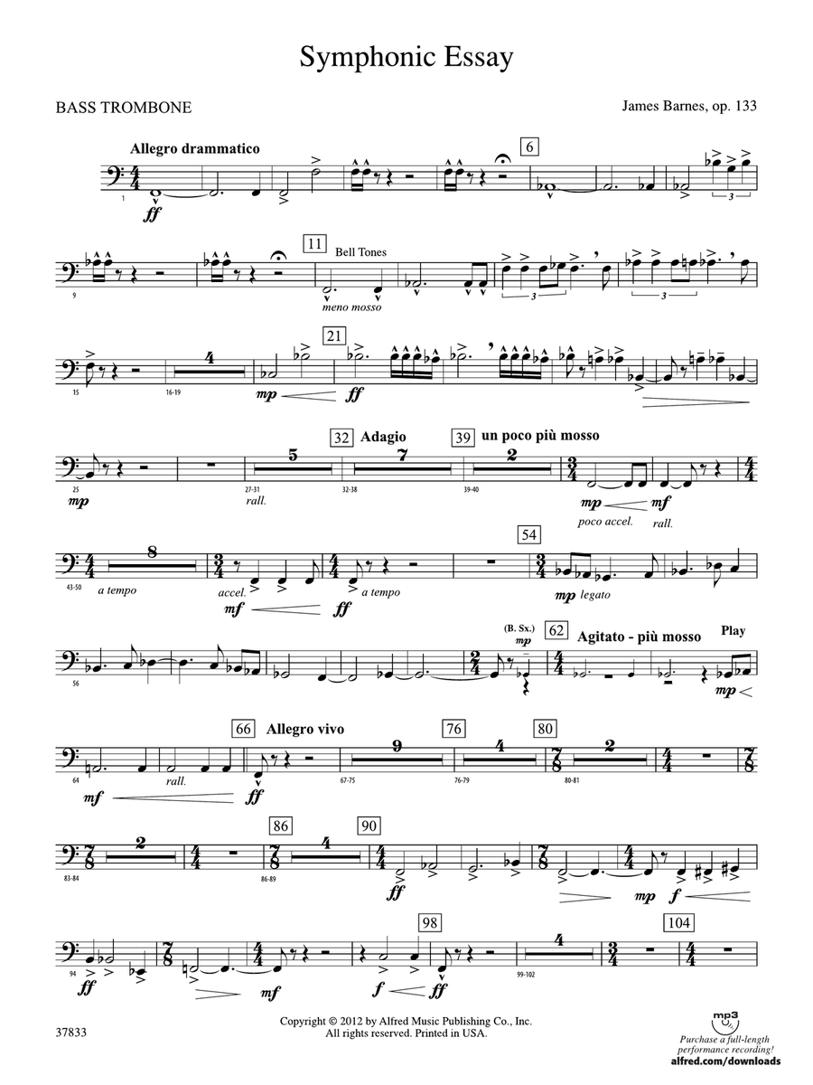 Symphonic Essay: 4th Trombone