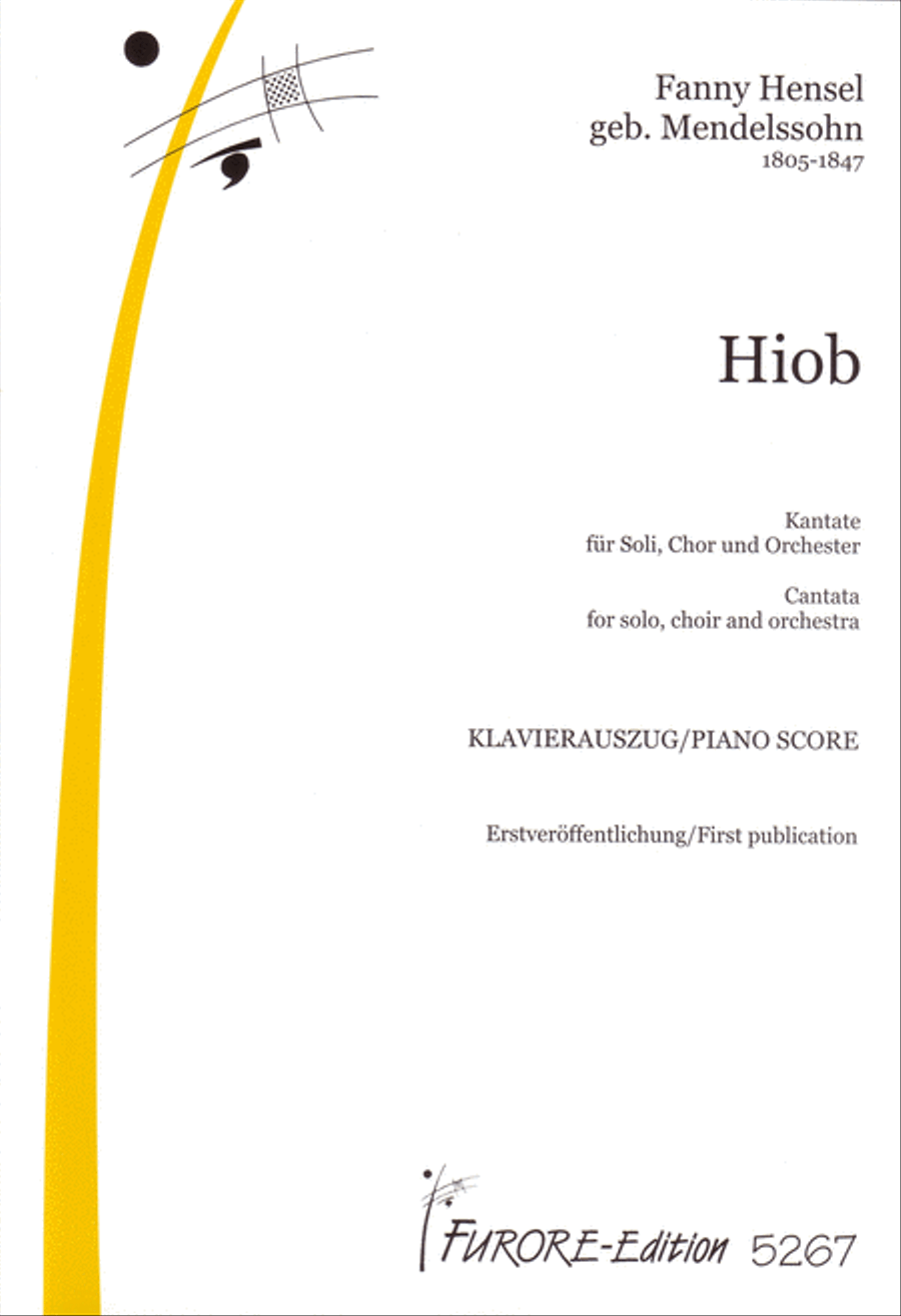 Hiob. Cantata Hiob. Cantata 4-Part scores gallery preview page 1