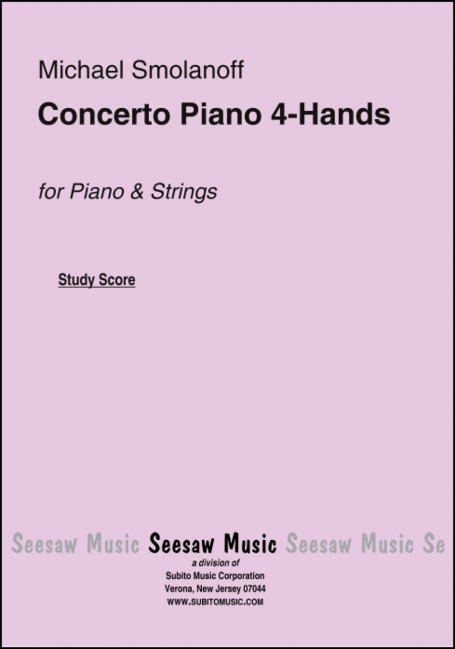 Concerto Piano Four-Hands