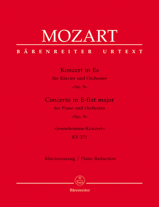 Book cover for Piano Concerto In Eb Major, K. 271