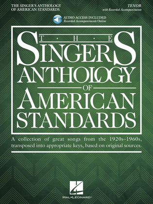 Book cover for The Singer's Anthology of American Standards