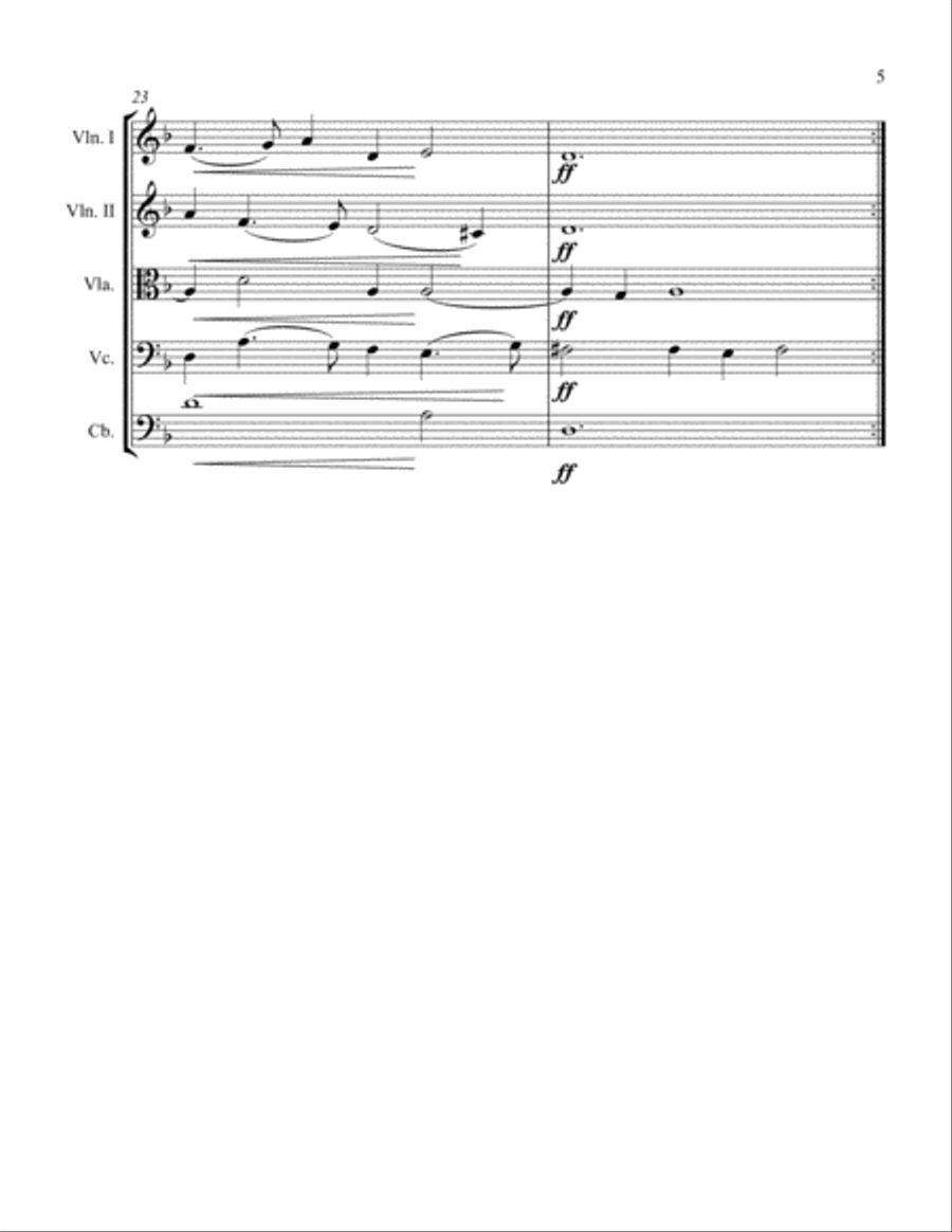 Galliarde Galliarde String Orchestra scores gallery preview page 5