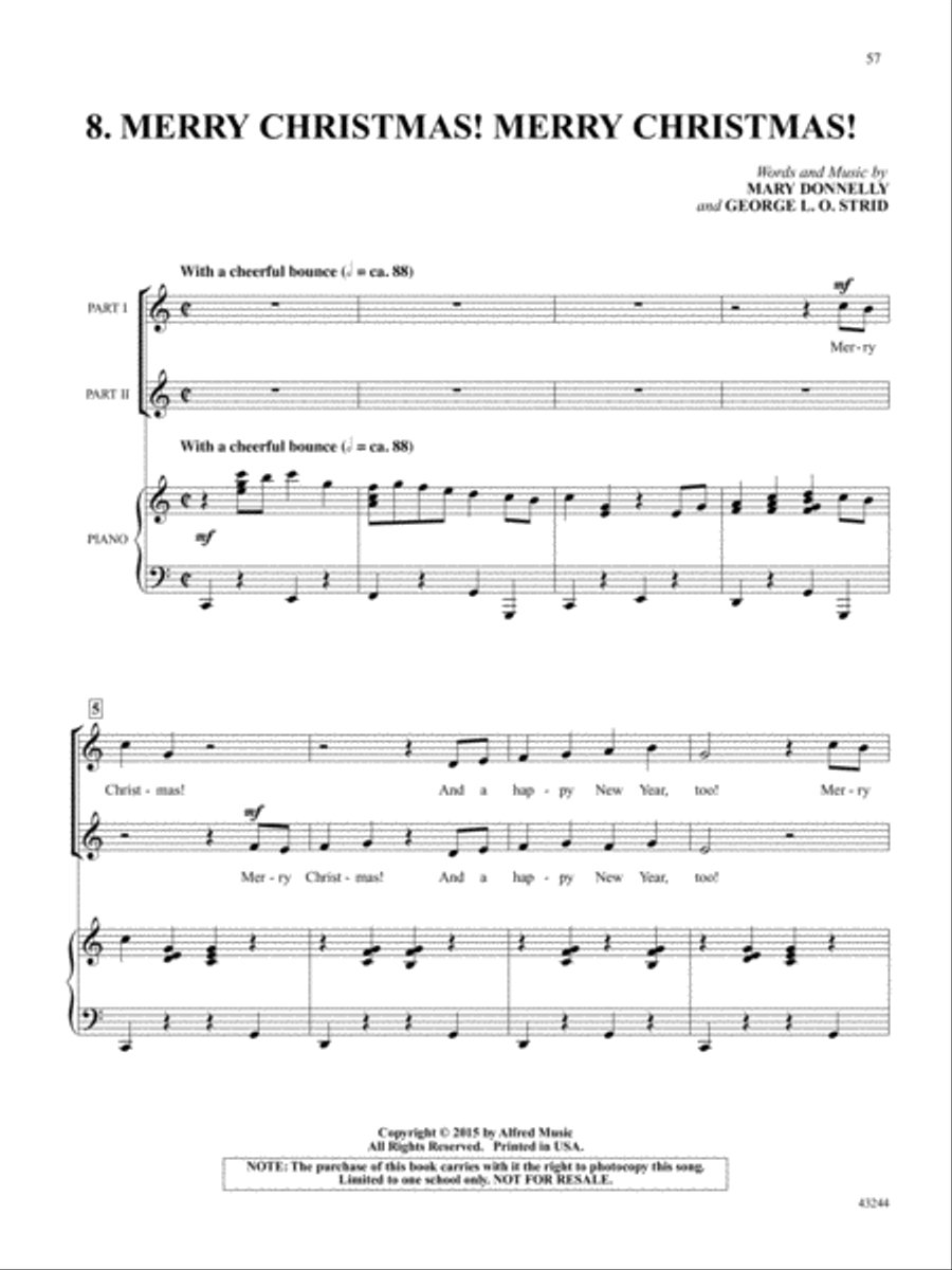 Two-Gether We Sing -- Christmas 2-Part scores gallery preview page 3
