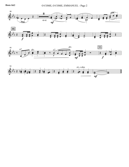 Carols for Choir and Congregation - F Horn 1 & 2