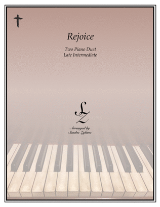Book cover for Rejoice! (2 piano duet)