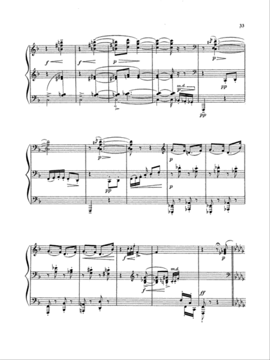 Debussy: Preludes (Volume II) Piano Solo scores gallery preview page 3