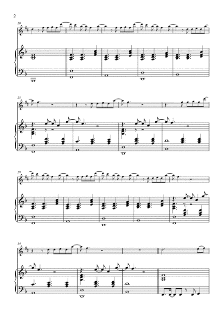Naked Alto Saxophone scores gallery preview page 2