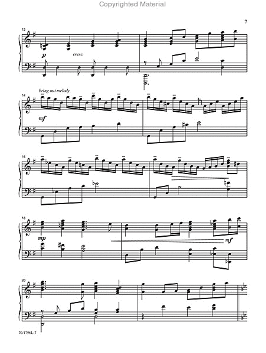 I Know Whom I Have Believed Piano Solo scores gallery preview page 6