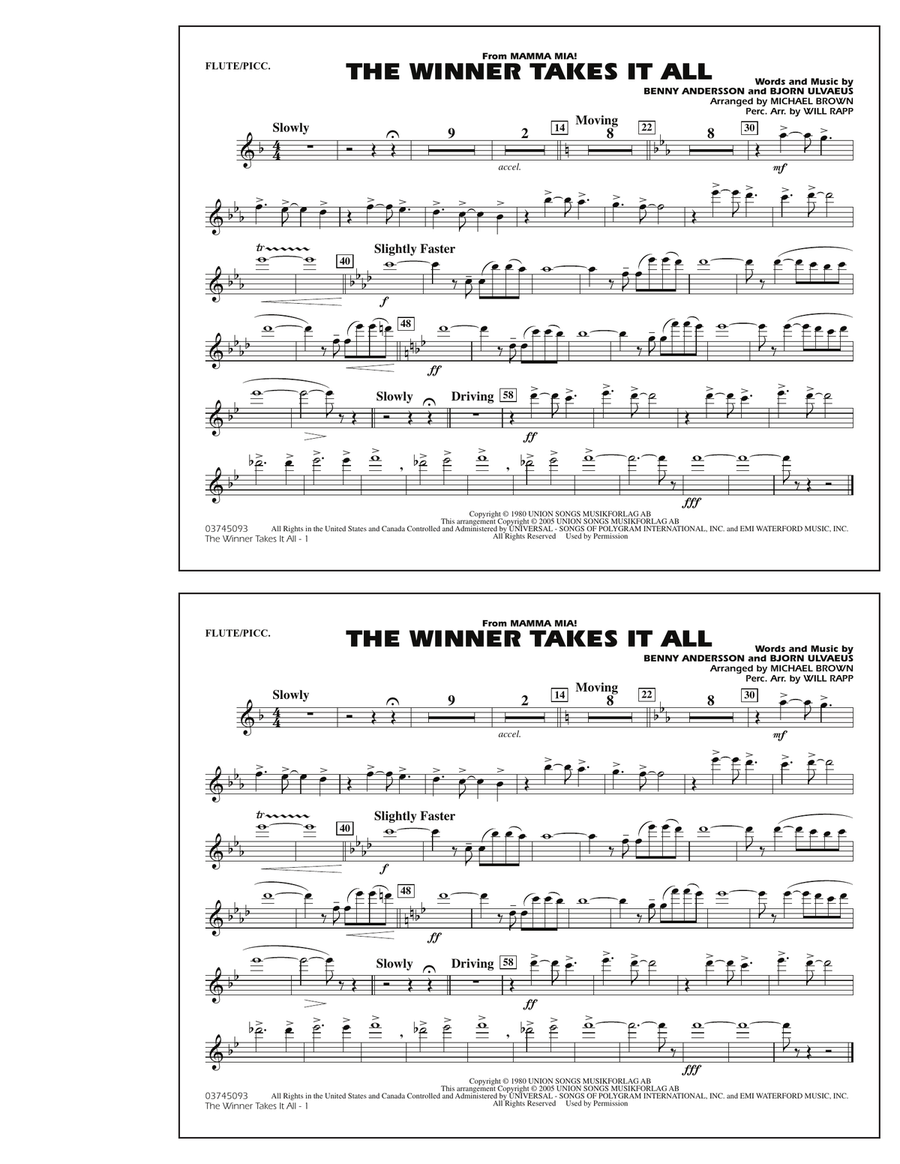 The Winner Takes It All (from 