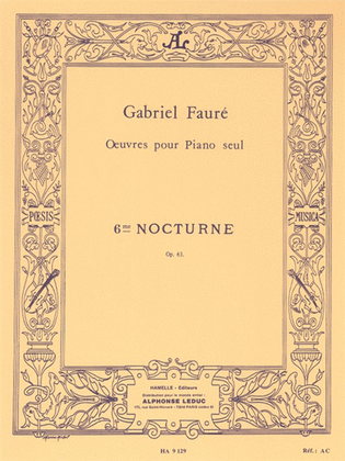 Nocturne No.6 Op.63 In D Flat