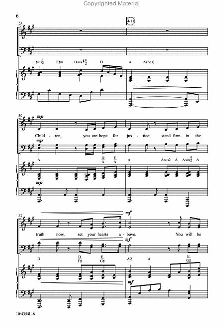 By Our Love 4-Part scores gallery preview page 6