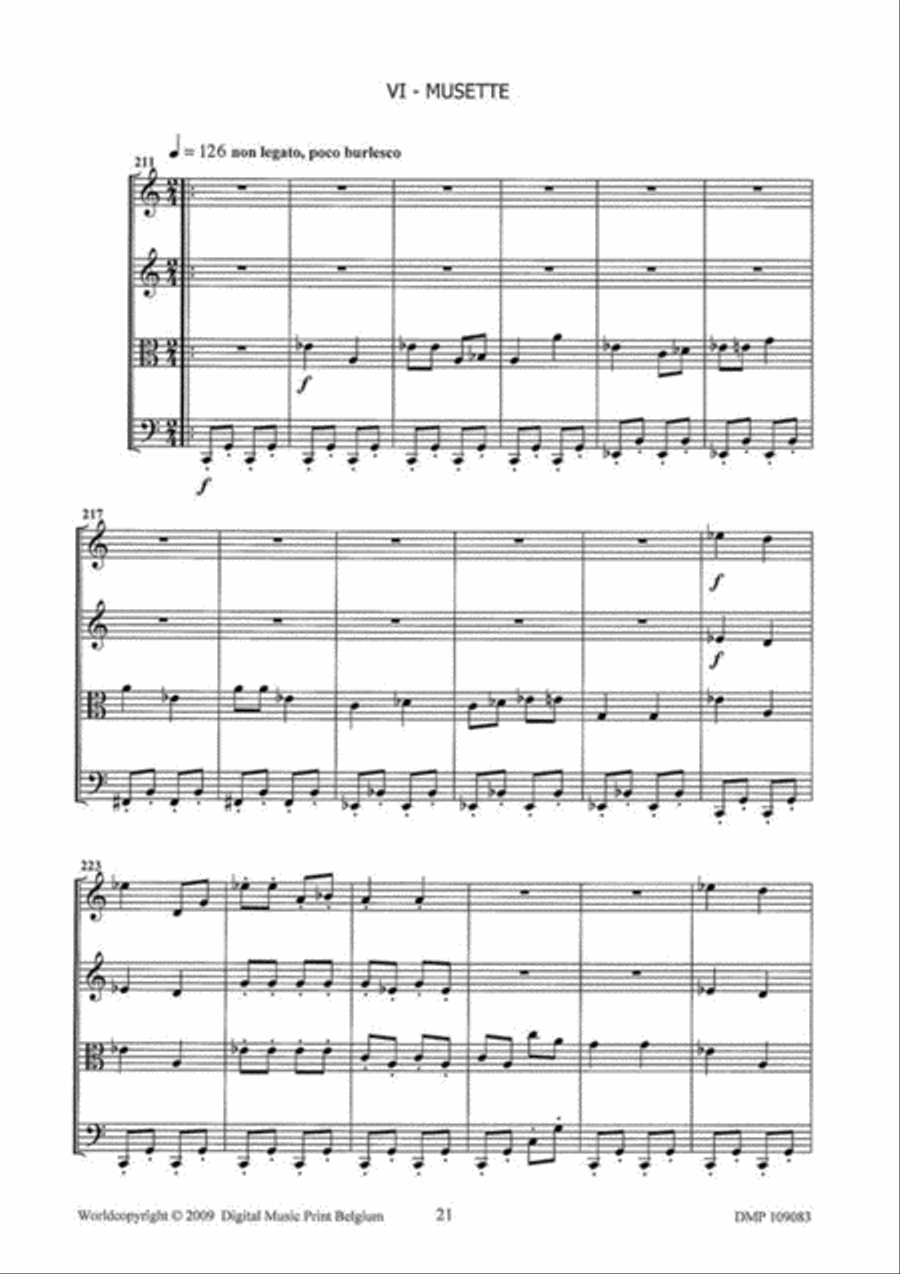 String Quartet I String Quartet scores gallery preview page 7