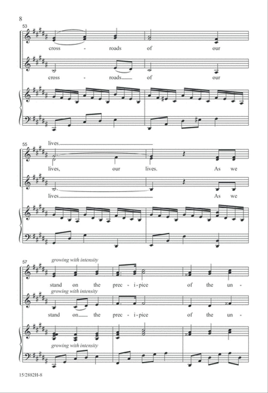 And Music Will Lead Us And Music Will Lead Us SSA scores gallery preview page 9
