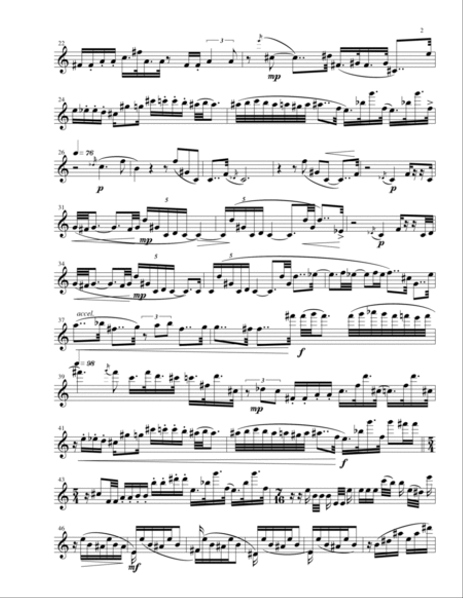 Fluff Flute Solo scores gallery preview page 2