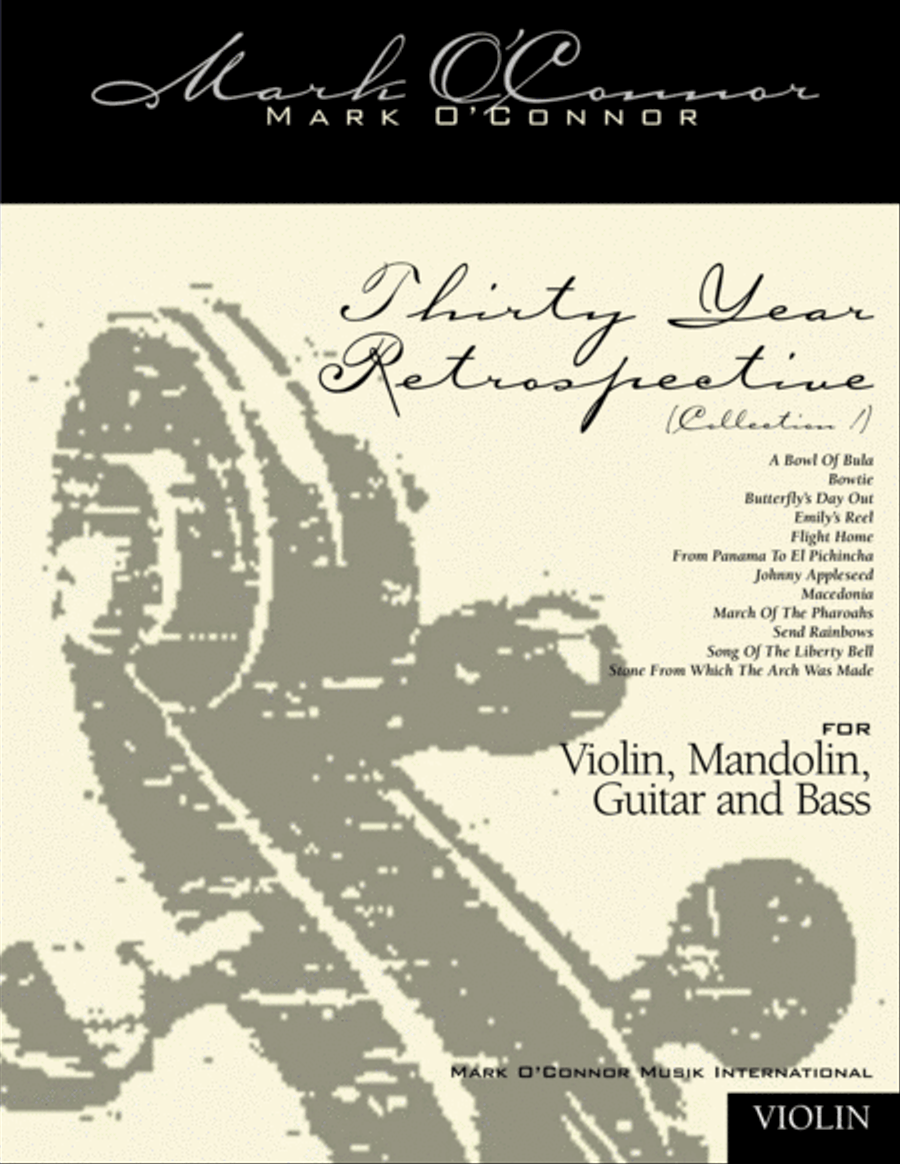 Thirty-Year Retrospective Collection (Violin Part – violin, mandolin, guitar, bass) Small Ensemble scores gallery preview page 1