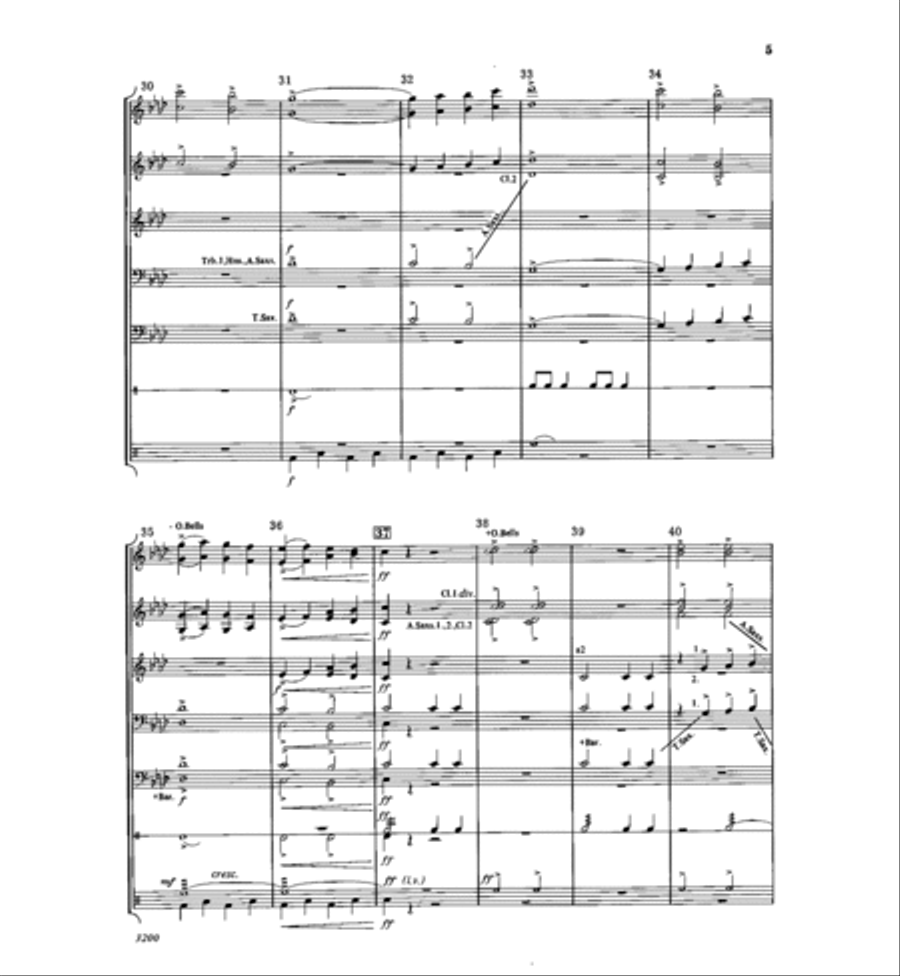 Diabolique Concert Band scores gallery preview page 5