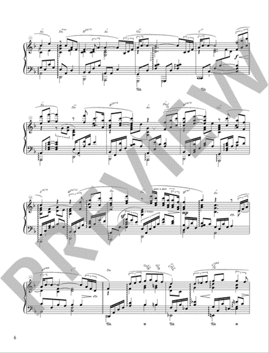 The Melody at Night, with You Piano Solo scores gallery preview page 4