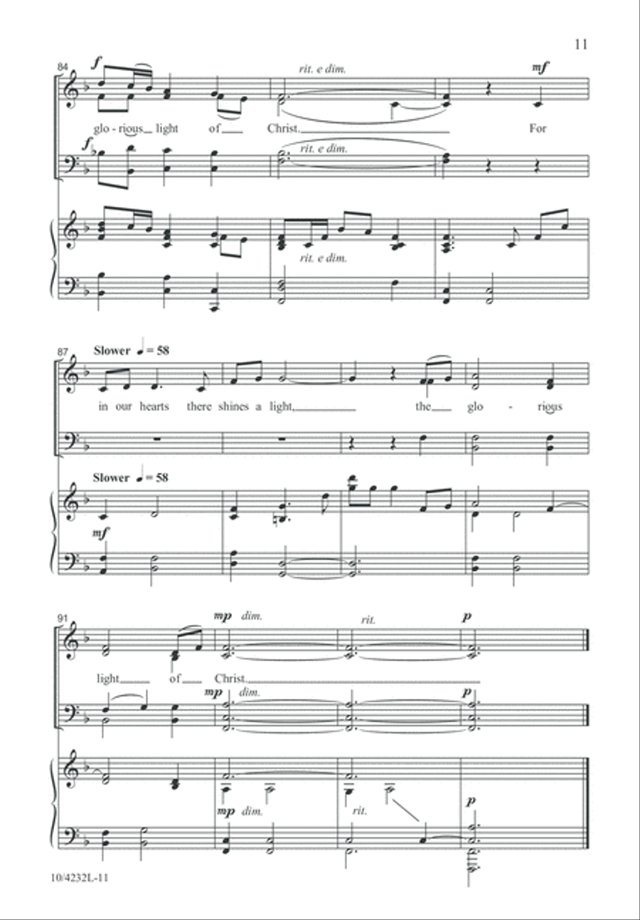 We Live by Faith We Live by Faith 4-Part scores gallery preview page 12