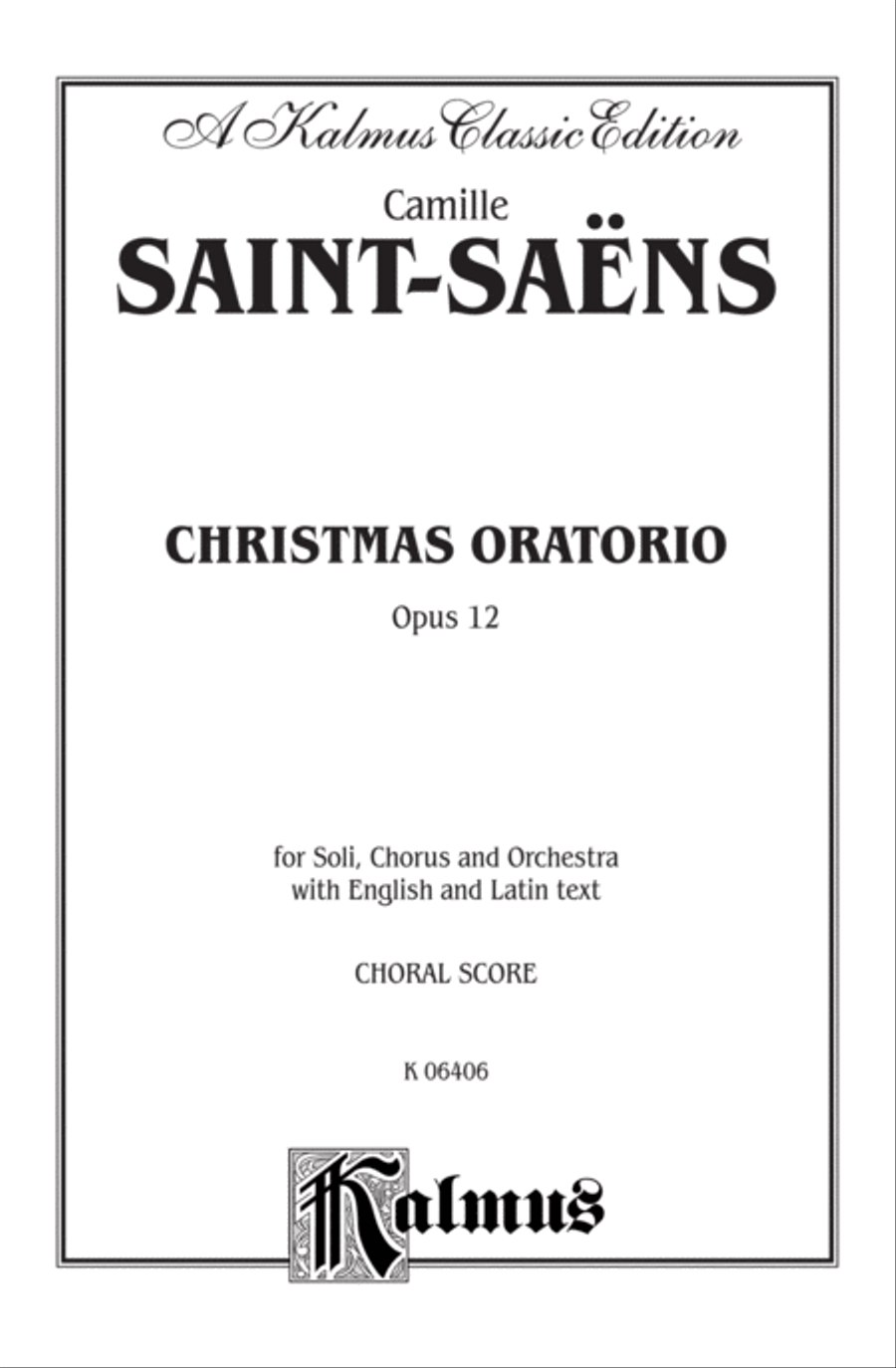 Christmas Oratorio, Op. 12 4-Part scores gallery preview page 2