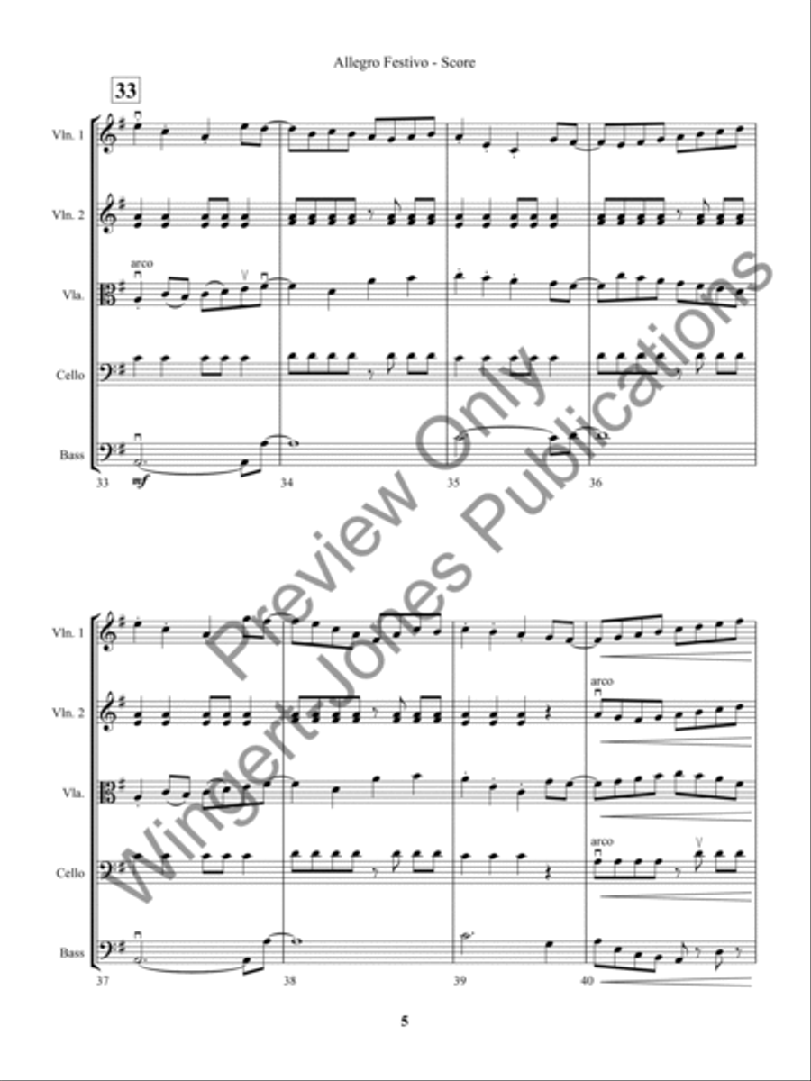 Avalon Rising (Score) String Orchestra scores gallery preview page 8