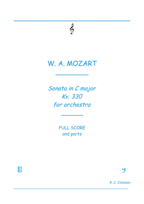 Mozart Sonata kv. 330 for Orchestra