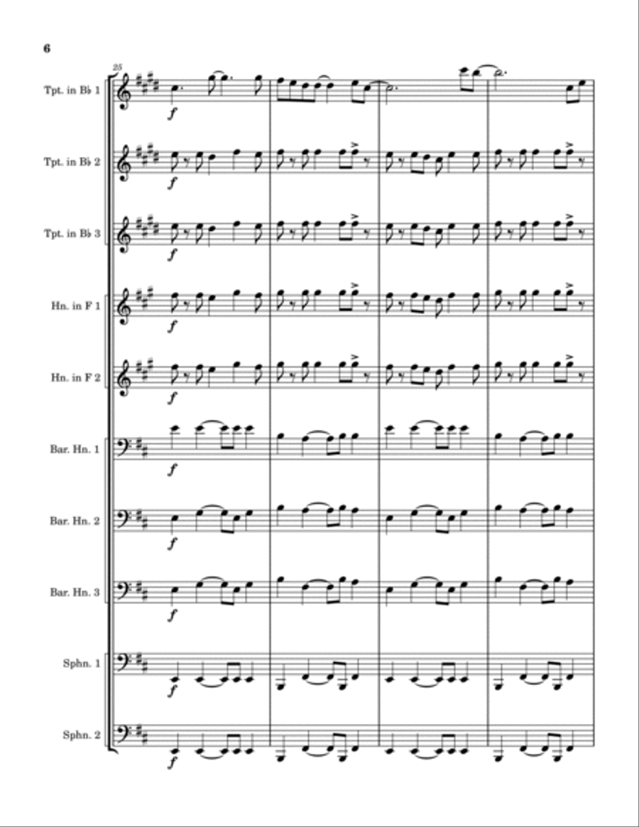 Modern Computing Brass Ensemble scores gallery preview page 6