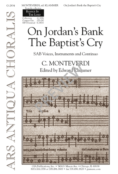 On Jordan's Bank the Baptist's Cry image number null