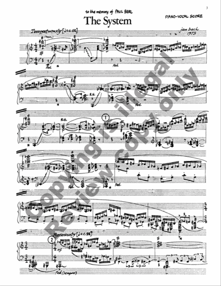 The System Choir scores gallery preview page 3