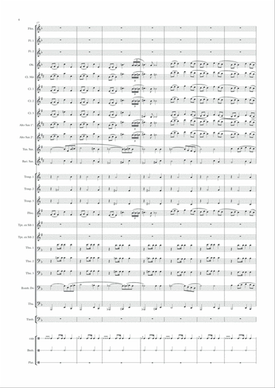 Madre dolorosa Concert Band scores gallery preview page 4