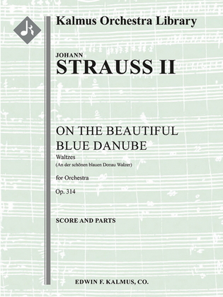 Book cover for An der Schoenen, Blauen Donau Walzer, Op. 314 (On the Beautiful Blue Danube Waltzes)